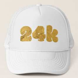 Boné 24 Karat Dourado