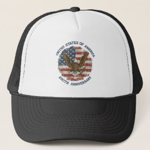 Boné 250º Aniversário dos Estados Unidos 1776–2026 Patr