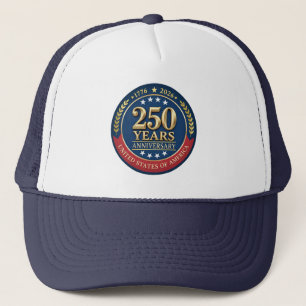 Boné 250º Aniversário EUA Patriótico 1776–2026