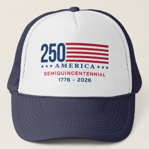 Boné 250 América Semiquincentenário 1776 2026 Personali