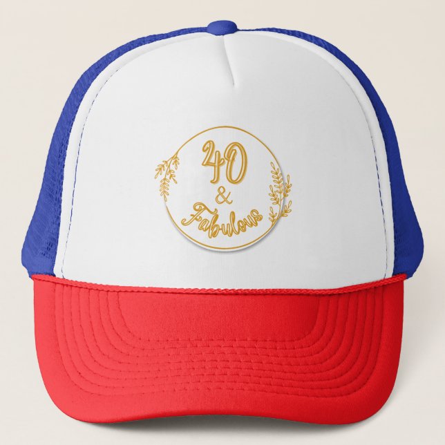 Boné 40 e Fabuloso (Frente)