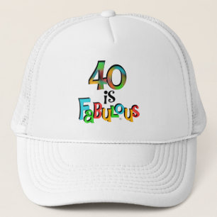 Boné 40 são t-shirt e presentes fabulosos do