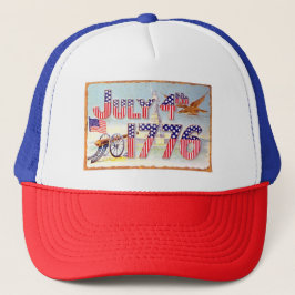 Boné 4 de julho 1776 Trucker Hat