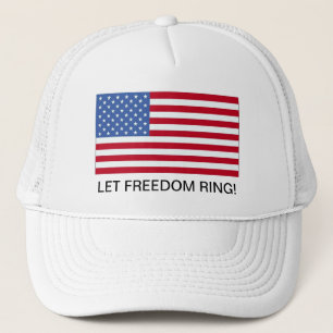 Boné 4 de julho, American Flag Freedom Hat
