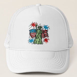 Boné 4 de julho de Baseball Hat: "Lady Liberty"