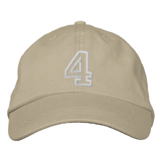 Boné "4" Pequeno número atlético