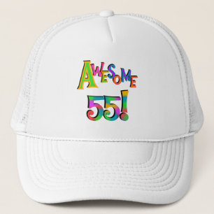 Boné 55 t-shirt e presentes impressionantes do anivers