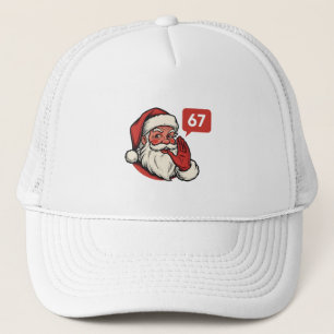 Boné 67 Natal Alegre Seis Sete Brainrot Papai Noel