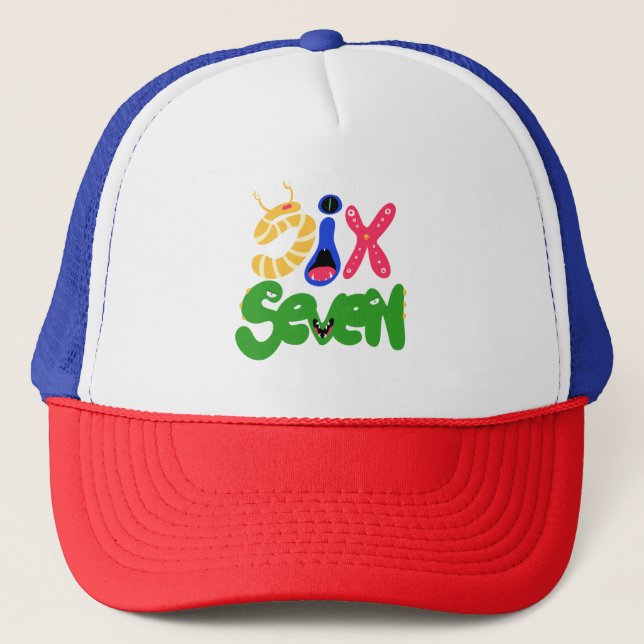 Boné 6 7 Monsters (Frente)