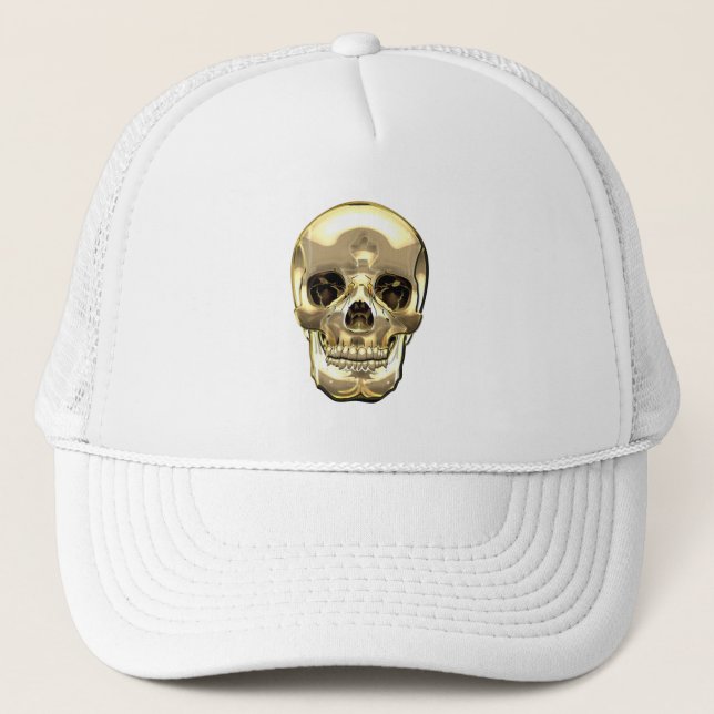 Boné [700] Caveira Ouro (Frente)