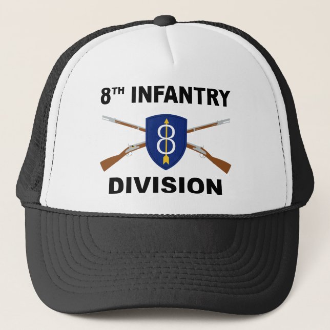 Boné 8ª Divisão de Infantaria - Rifles Cruzadas (Frente)