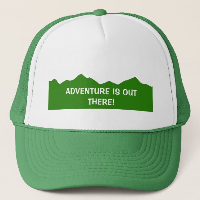 Boné A aventura está para fora lá! Chapéu do Snapback (Frente)