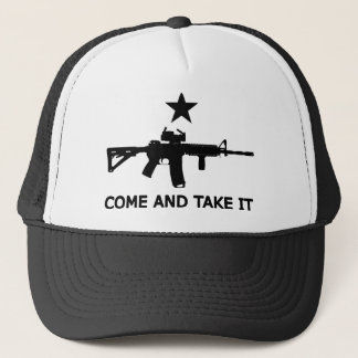 Boné A bandeira AR15 de Gonzales "vem tomá-lo "