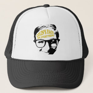 Boné A cara de Colin em tudo design retro do logotipo