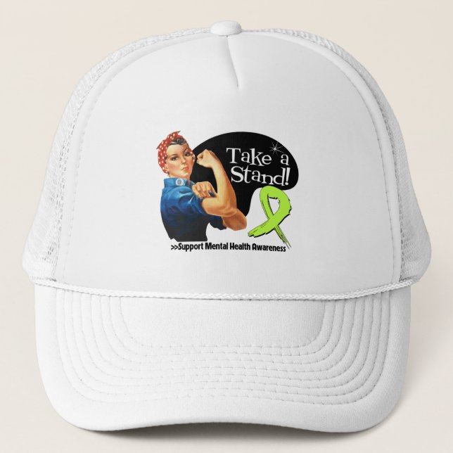 Boné A consciência da saúde mental toma um suporte (Frente)