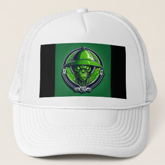 Boné A Curiosa Alienígena Verde