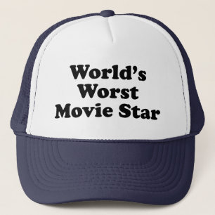 Boné A estrela de cinema a mais má do mundo