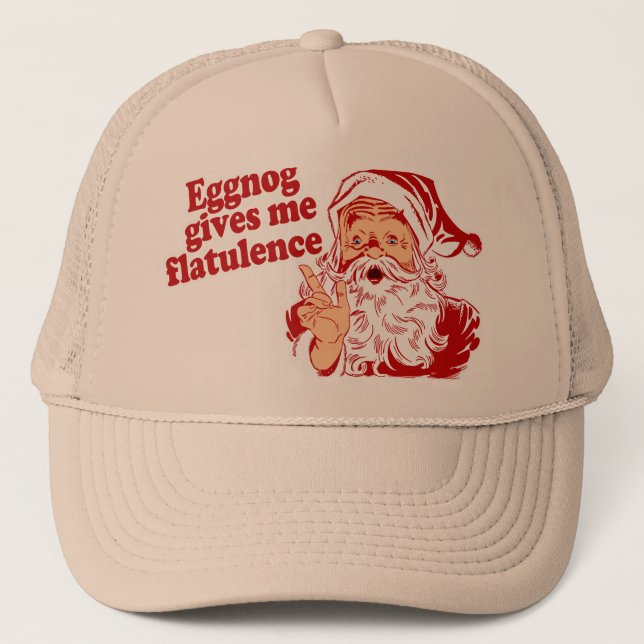 Boné A gemada dá a flatulência do papai noel (Frente)