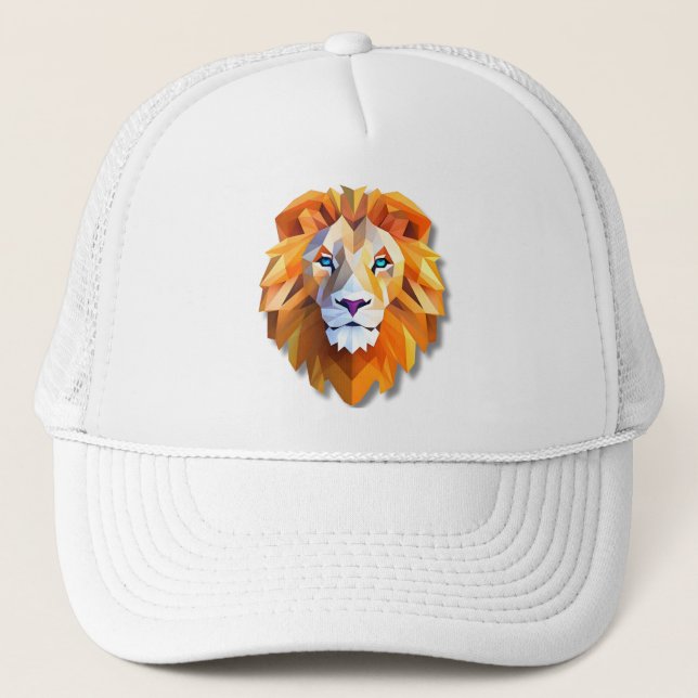 Boné A GEOMETRIC LION Trucker Hat (Frente)