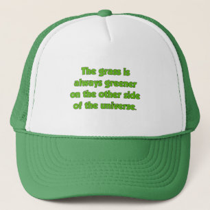 Boné A grama é sempre mais verde no outro lado .....