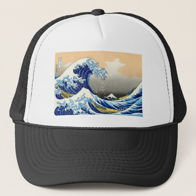 Boné A grande onda - Hokusai (Frente)
