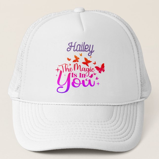 Boné "A Magia está em Você" Personalizado  (Frente)