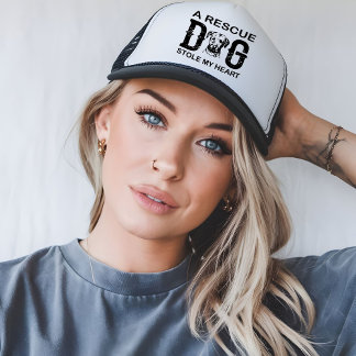 Boné A rescue Dog Steal My Heart Dog Lover Design