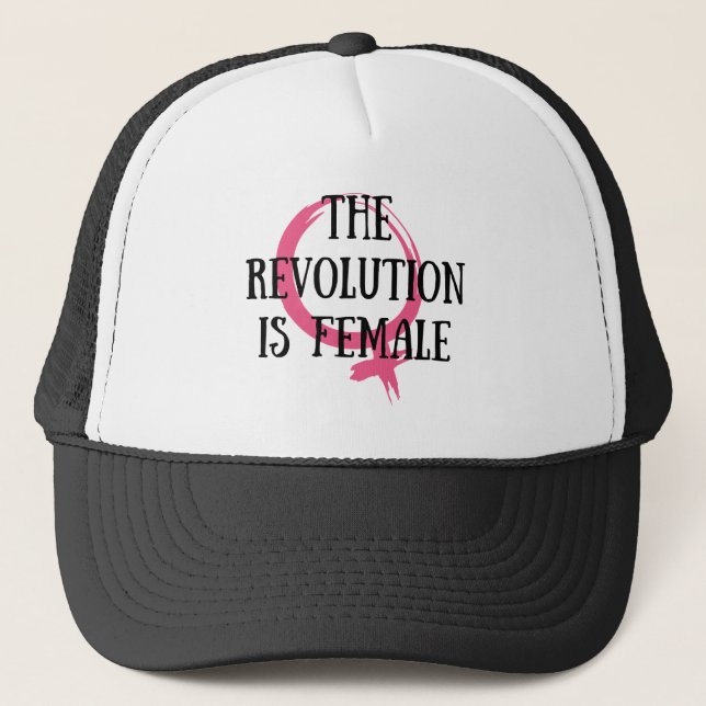 Boné A Revolução é Mulher (Frente)