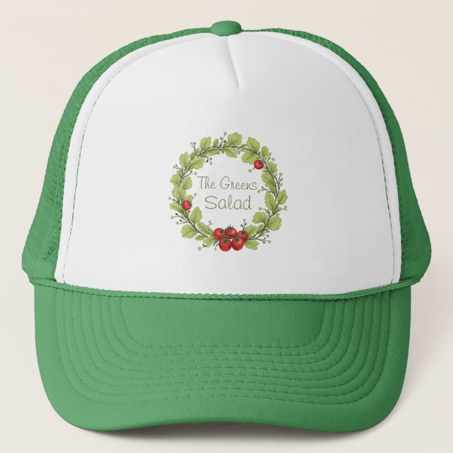 Boné A Salada dos Verdes (Branco) (Frente)