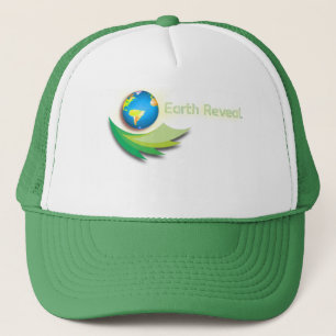 Boné A terra revela o chapéu do logotipo