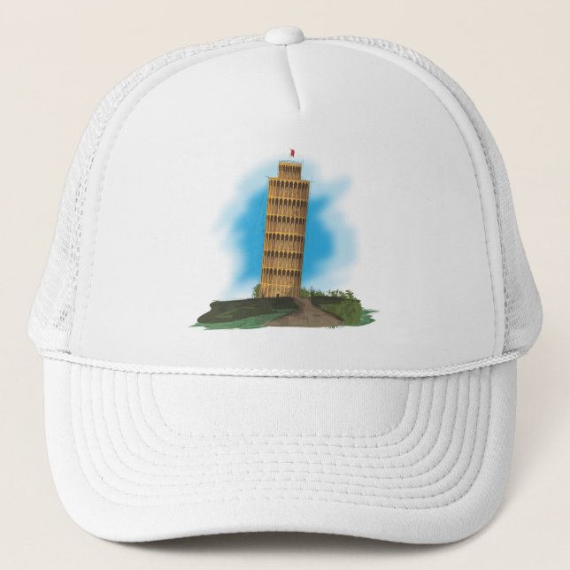 Boné A torre de Menção de Pisa, Itália (Frente)