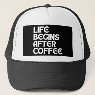BONÉ A VIDA COMEÇA DEPOIS DO CAFÉ