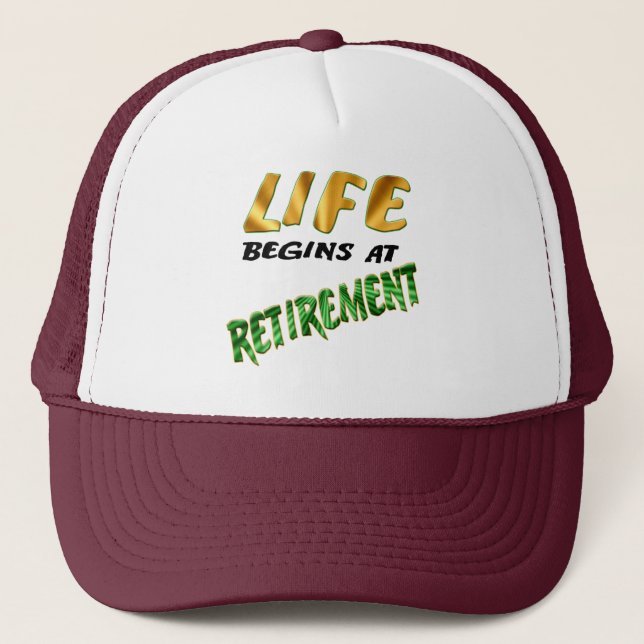 Boné A vida começa em presentes e em t-shirt da (Frente)
