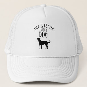 Boné A Vida É Melhor Com Um Cachorro