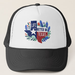 Boné A Vida É Melhor No Texas