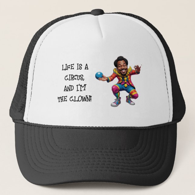 Boné A vida é um circo - Dia dos Pais Hilários (Frente)