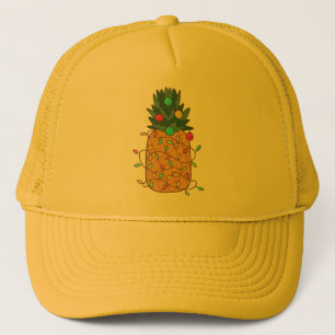 Boné Abacaxi de Natal tropical