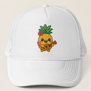 Boné Abacaxi Kawaii sorridente - Tropical