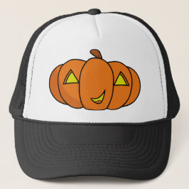 Boné Abóbora-de-Halloween Bonita