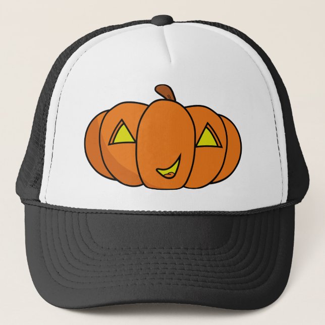 Boné Abóbora-de-Halloween Bonita (Frente)