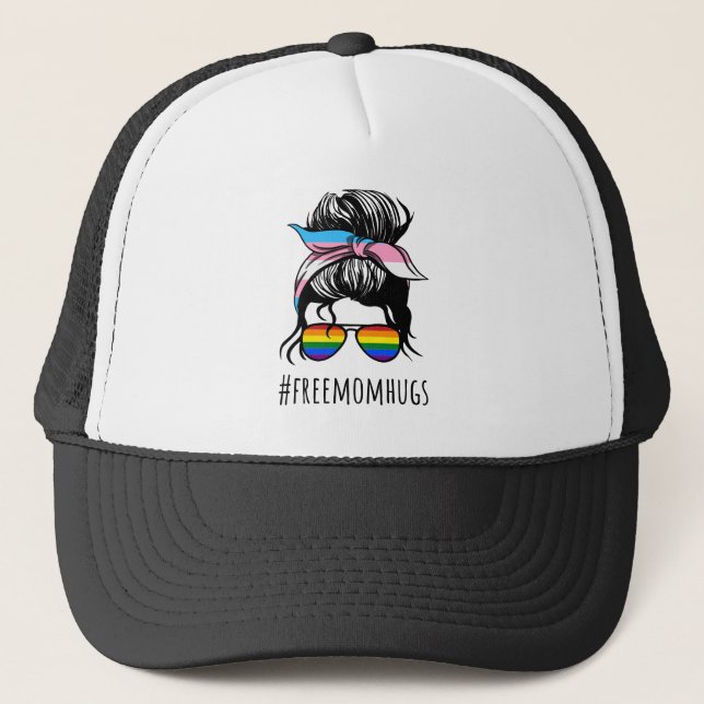 Boné Abraços de Mãe Gratuitos IV - Arrumado Cabelo Arco (Frente)
