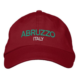 Boné Abruzzo Italy Embriodered Hat