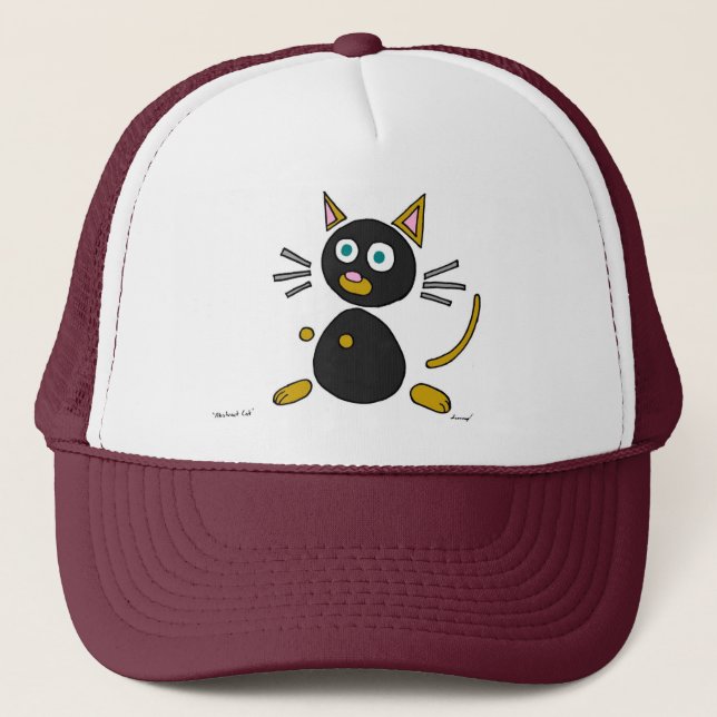 Boné Abstrato Cat Hat (Frente)