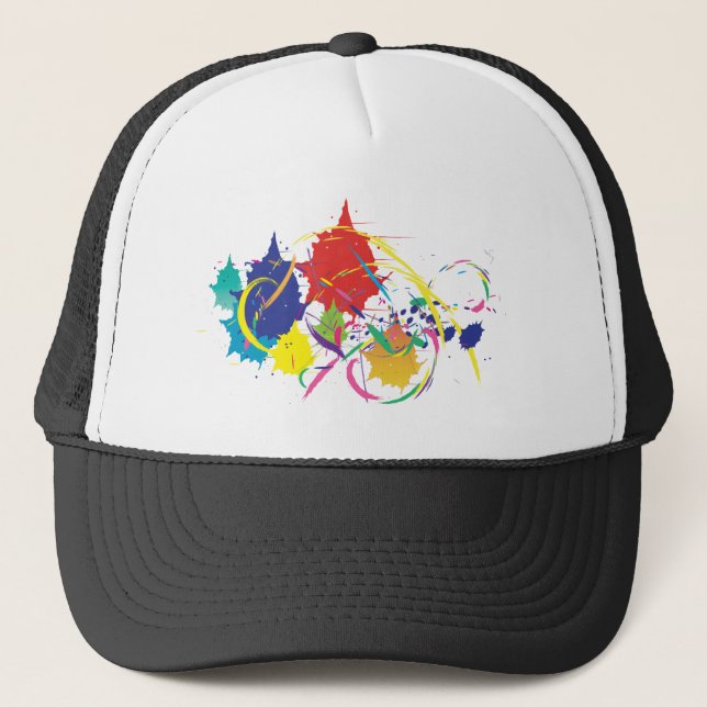 Boné Abstrato Paint Splatter Art Modern Legal.ai (Frente)