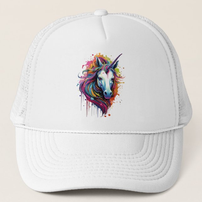 Boné Abstrato Unicorn Splash (Frente)