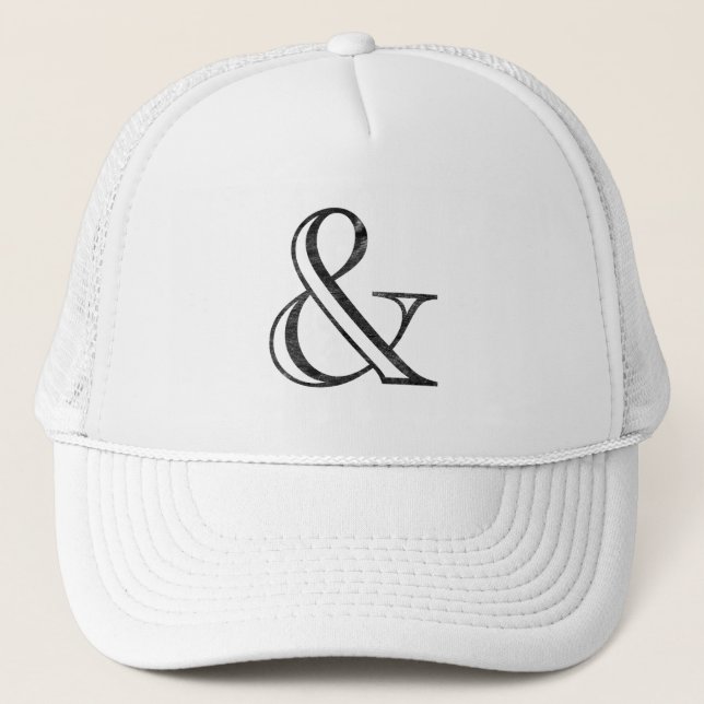 Boné Academy Engraved Ampersand Preto (Frente)