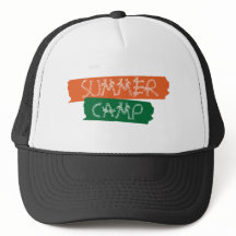 Acampamento de Verão Desenho a Mão de Corda Retro