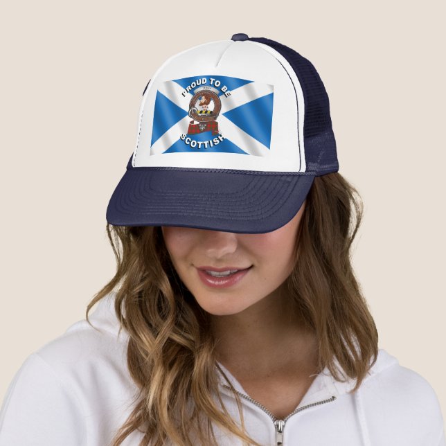 Boné Adair Clan Crachá Scottish Trucker Hat (In Situ)