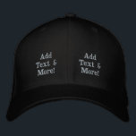 Boné Add Text & More! Customize Your Own Personalized<br><div class="desc">Customize with your own personalized designs,  quotes,  texts and more. Also choose from premade designs,  from many different categories as well.</div>