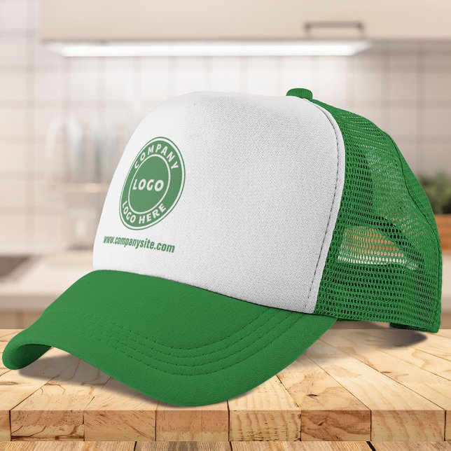 Boné Adicionar logotipo de negócios Site corporativo Co (Modern Business Logo Corporate Event Matching Trucker Hat)